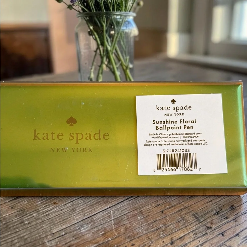 kate spade New York Ballpoint Pens - Floral Blue & Pink Red Color NWT *PICK ONE*
